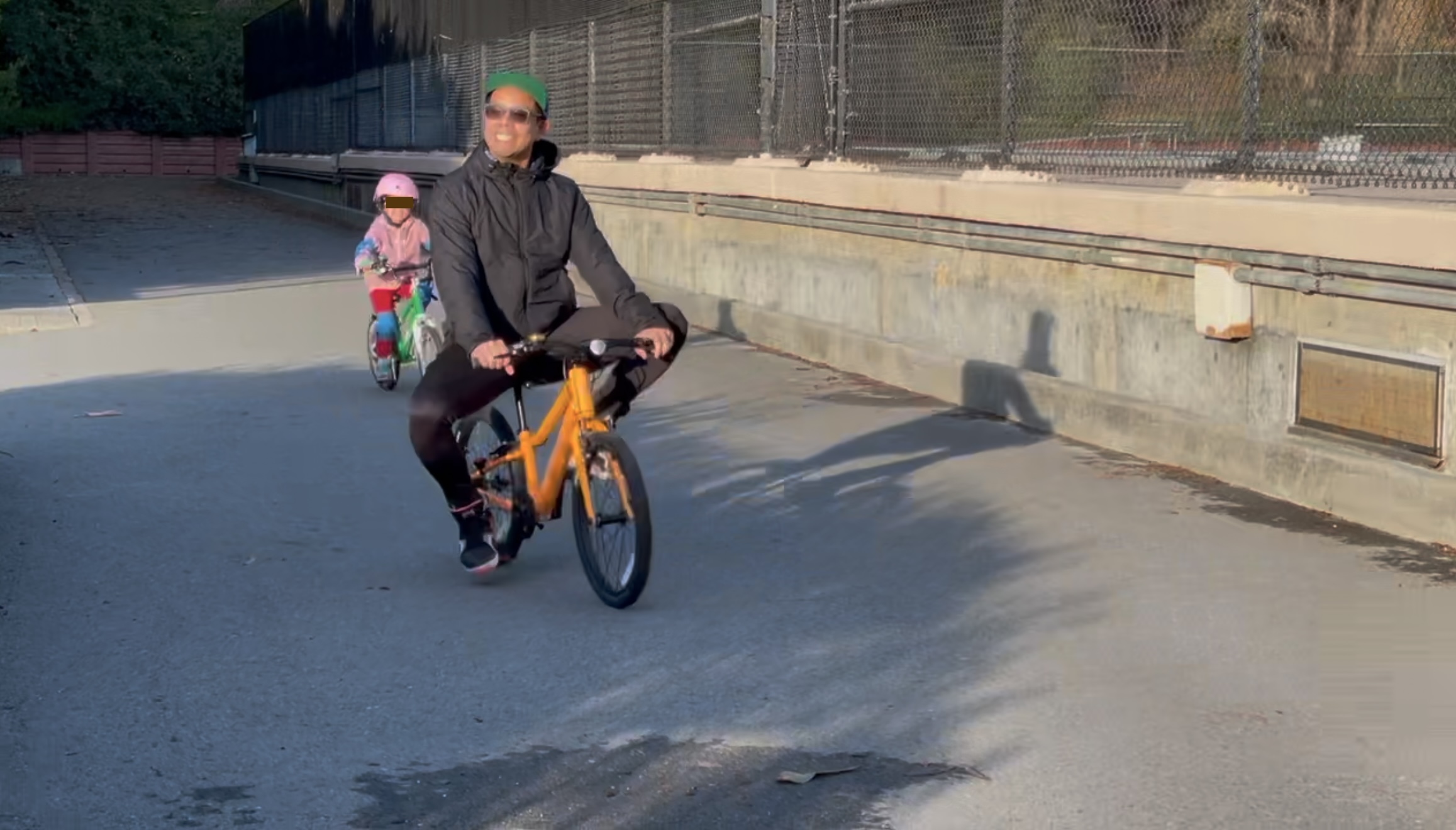 Financial Samurai 2024 year in review - biking with my daughter